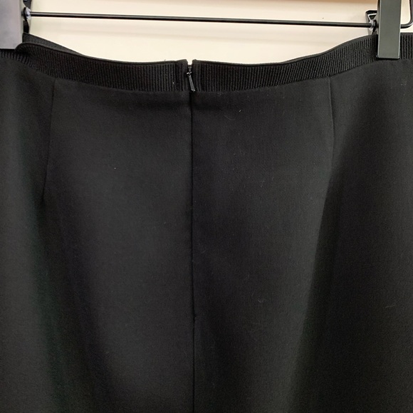 ZARA WOMAN Black Front Zip Pencil Skirt - Picture 5 of 7